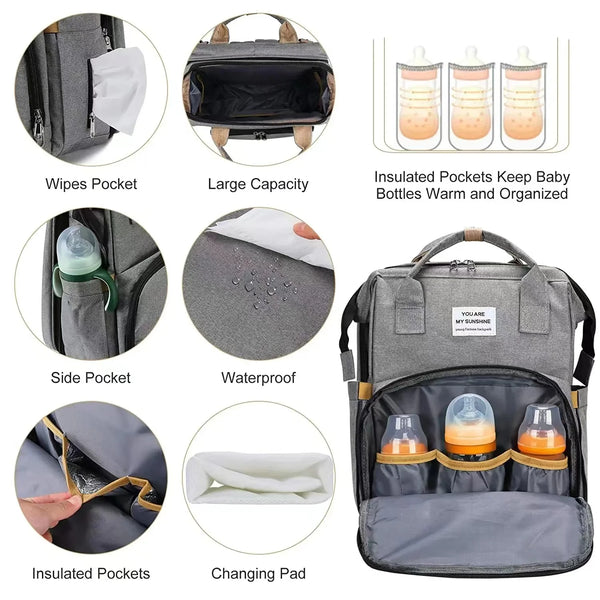 Ultimate Diaper Bag Station