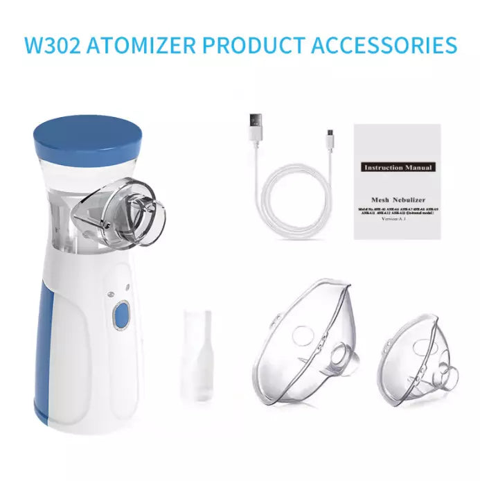 BreatheEase Mini Atomizer | Quiet Relief, Anywhere Aussies Dream Depot Blue (Limited Stock 