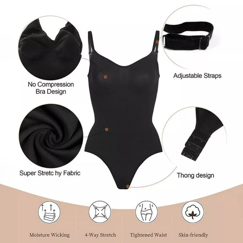 Confidence Contour Shapewear Bodysuit - Buy 1, Get the 2nd at 50% Off! Buy 2, Get 1 FREE! Until Stock Lasts Aussies Dream Depot 